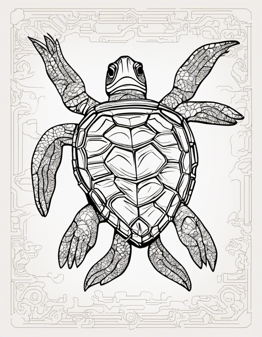 turtle coloring pages