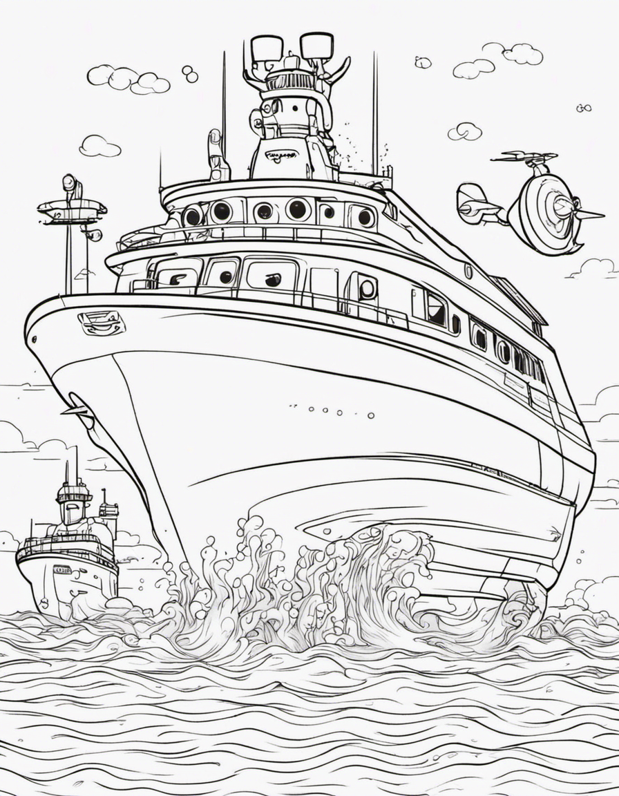 cartoon octonauts coloring page