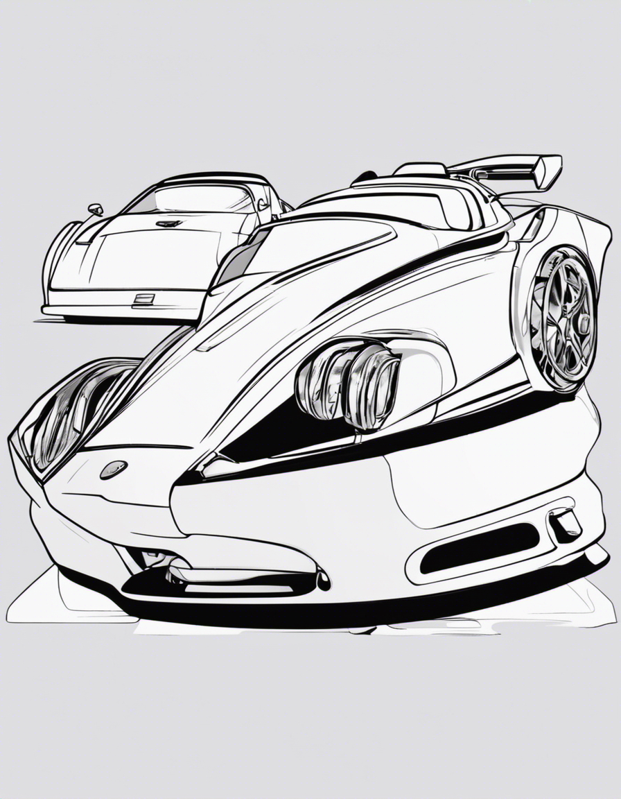 race car coloring pages