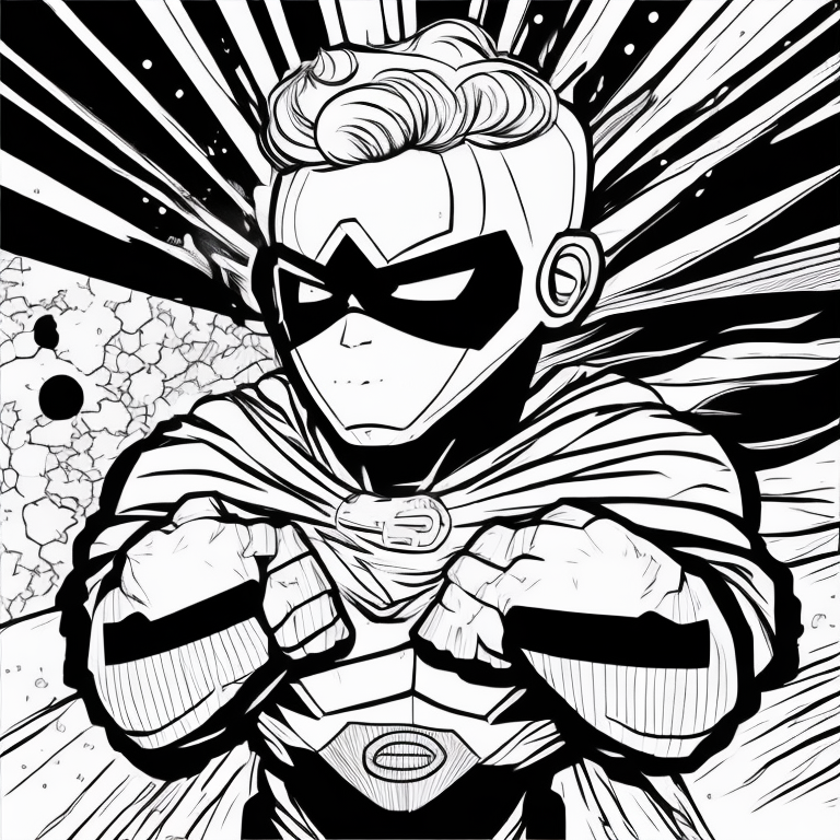 superhero coloring pages