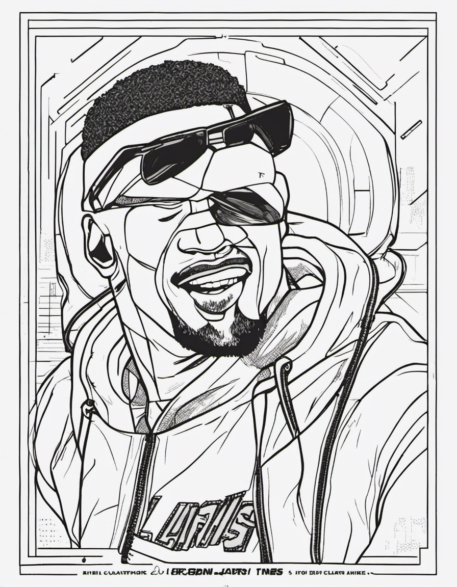 lebron james for adults coloring page