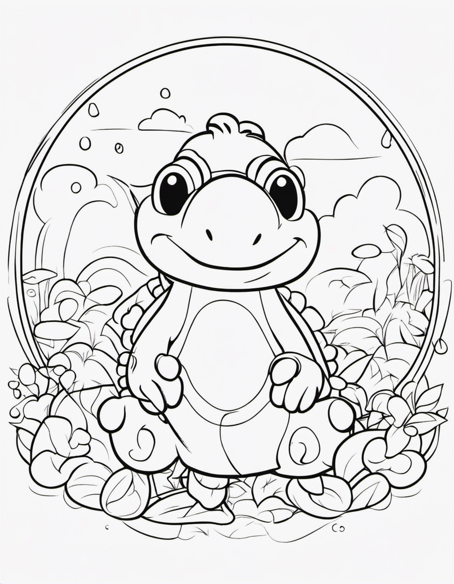 yoshi coloring pages