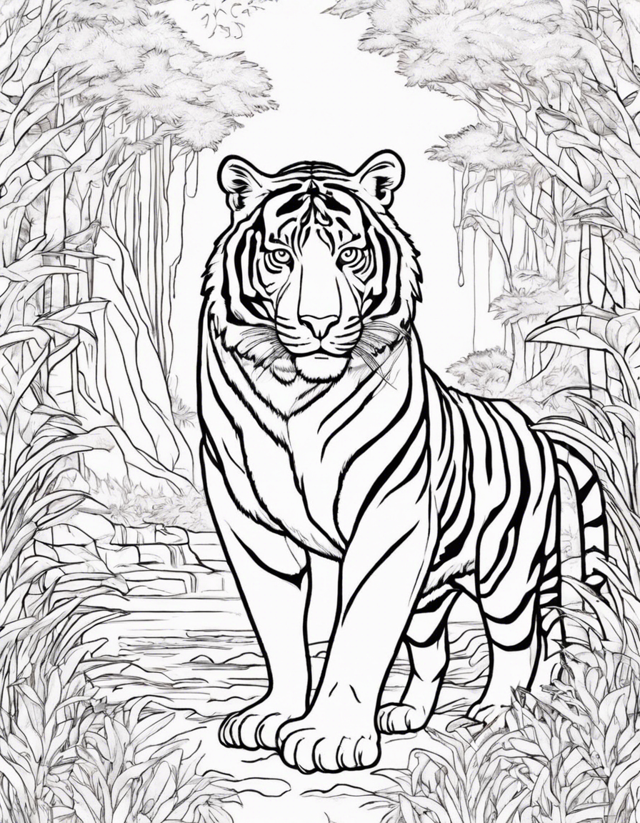 tiger coloring pages