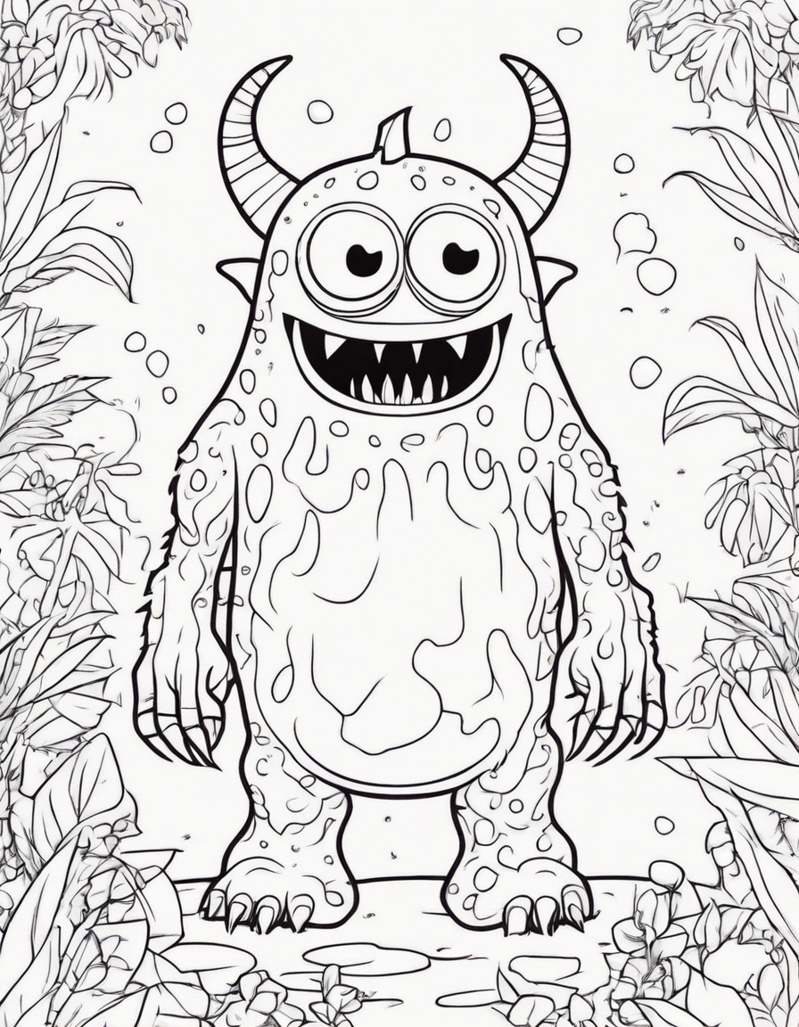 monster coloring pages