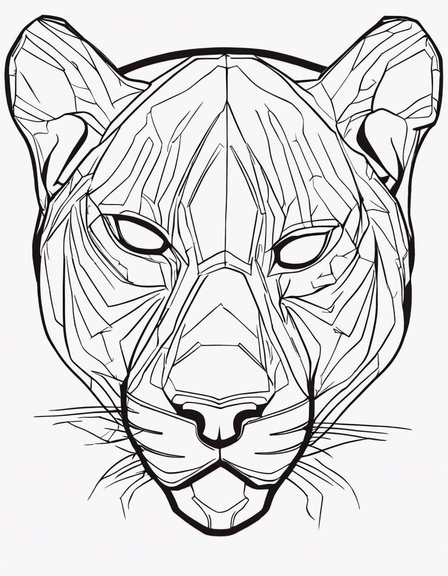 black panther coloring pages