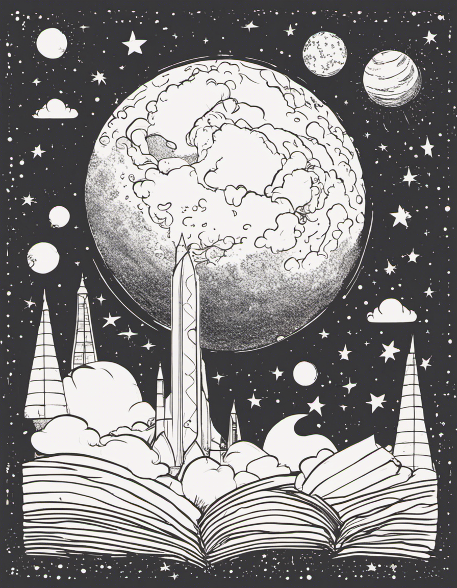 moon coloring pages