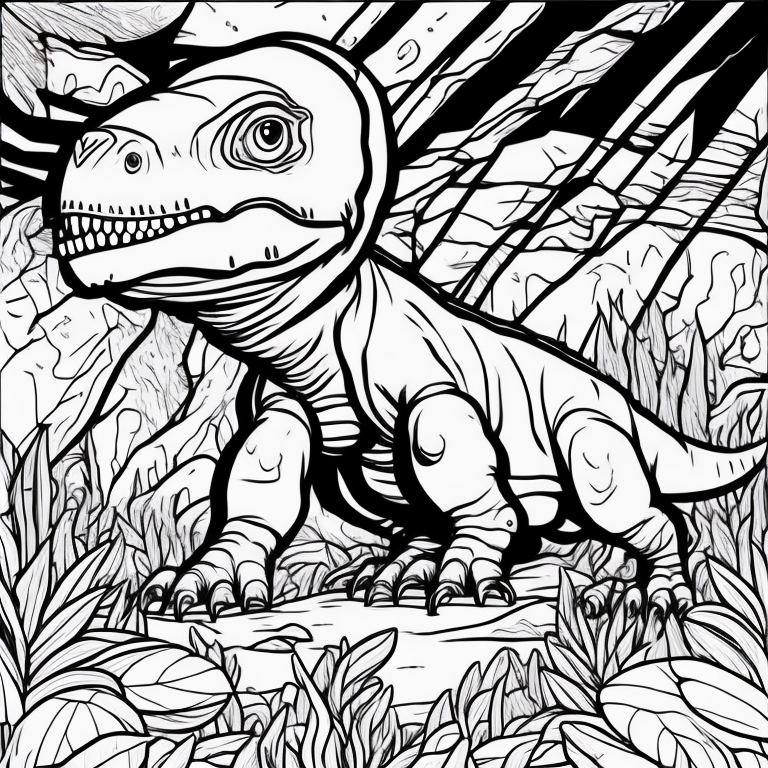 dinosaur for coloring