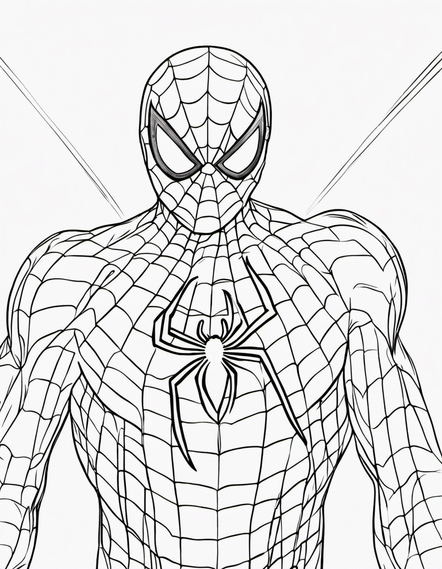 spider coloring pages