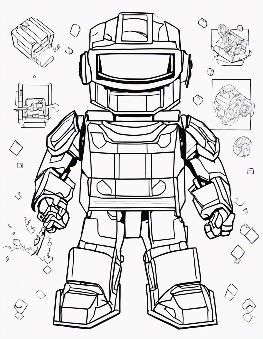 Roblox future life coloring page