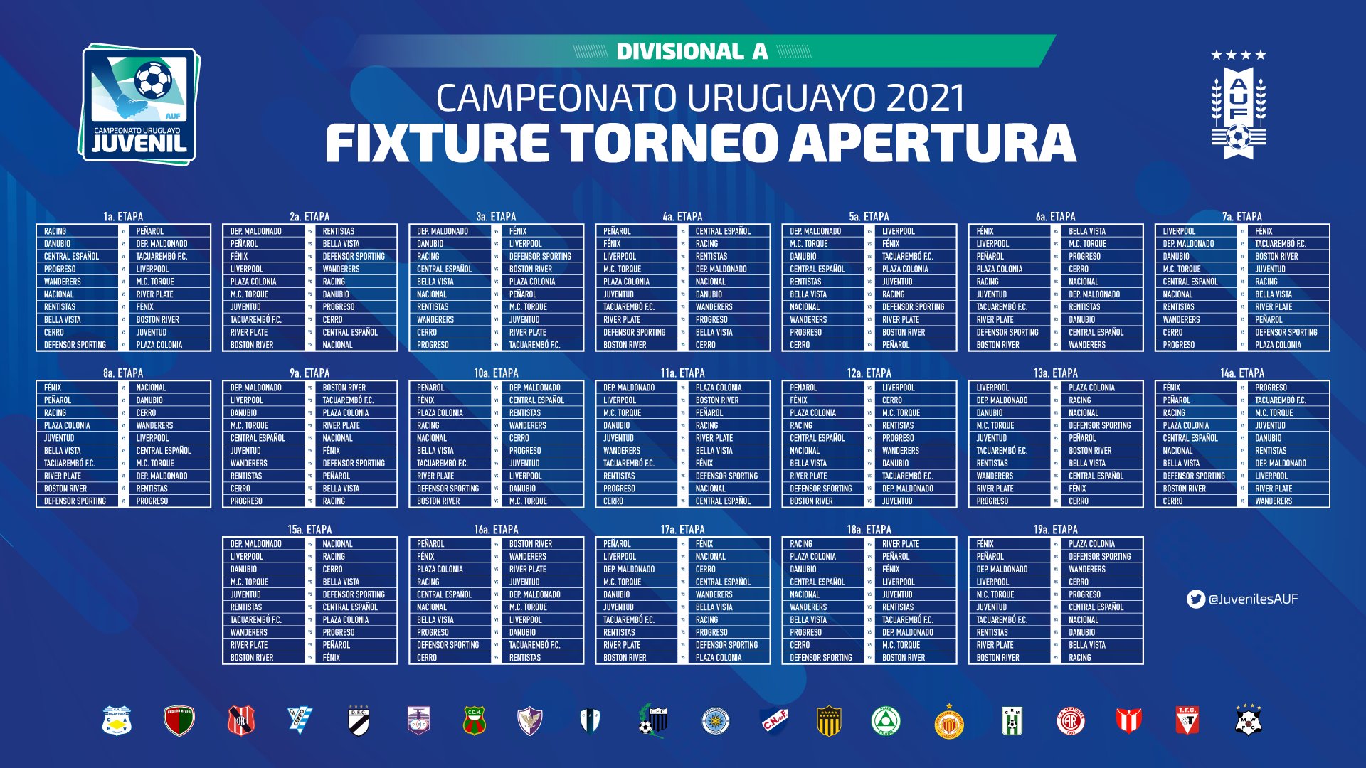 Tenfield.com » Fixture del Campeonato Uruguayo 2023