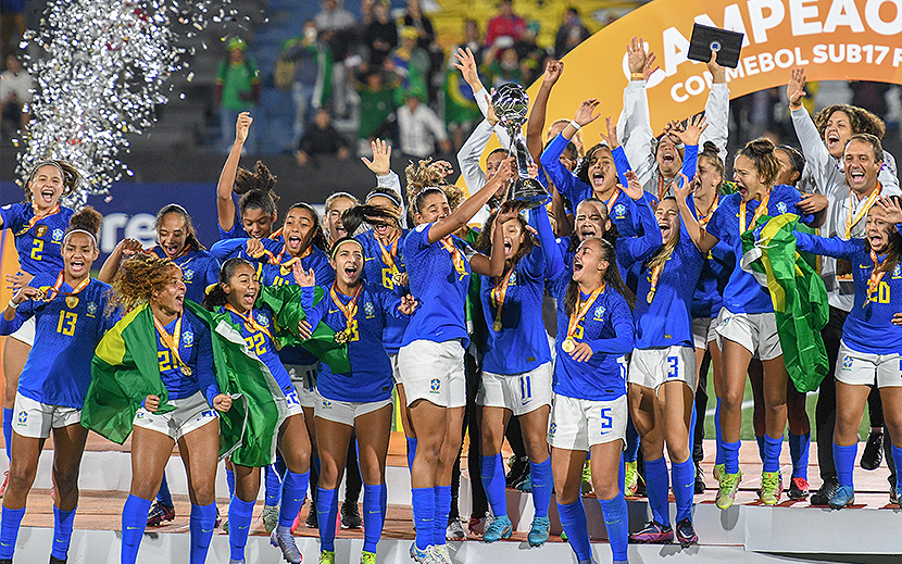 Sudamericano femenino Sub 17: Uruguay y Argentina afuera, Brasil campeón y  al Mundial 