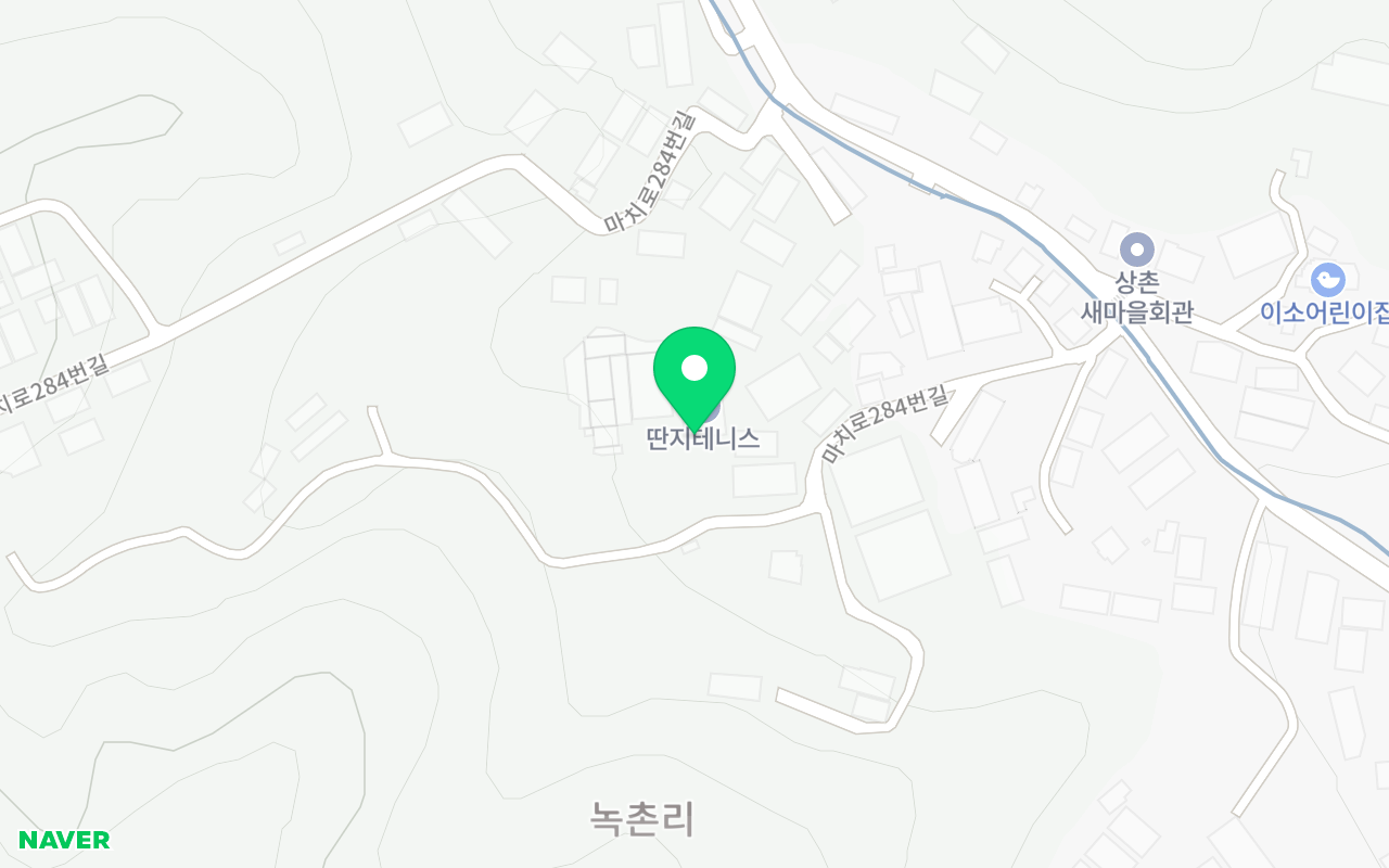 딴지테니스 코트 사진