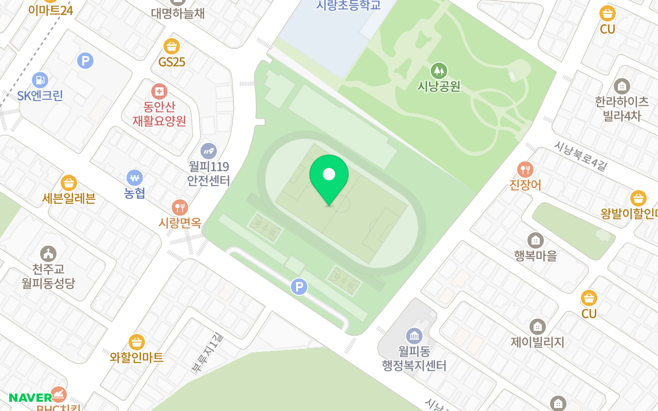 시랑테니스장 코트 사진