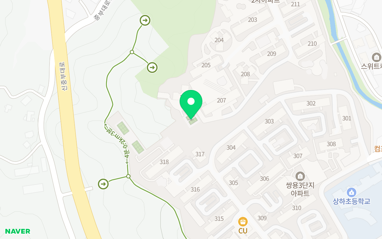 쌍용테니스장 코트 사진