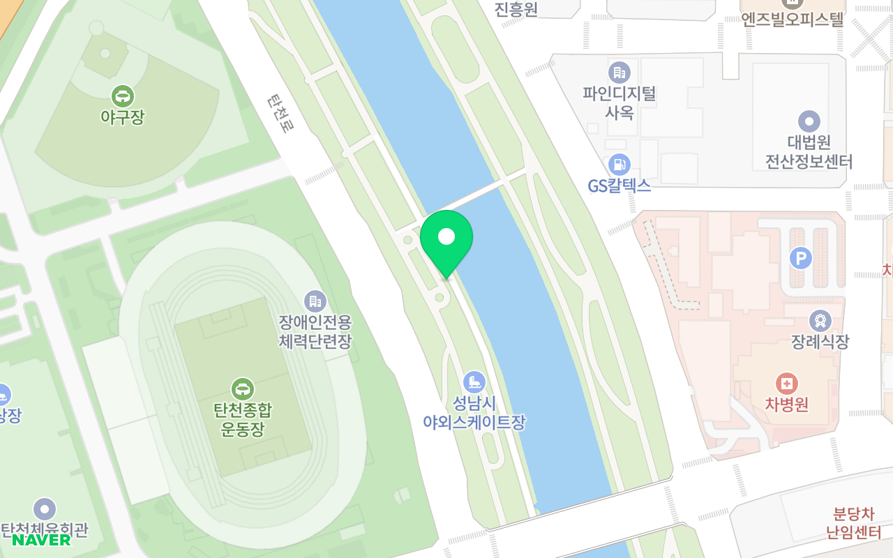 야탑 테니스장 코트 사진