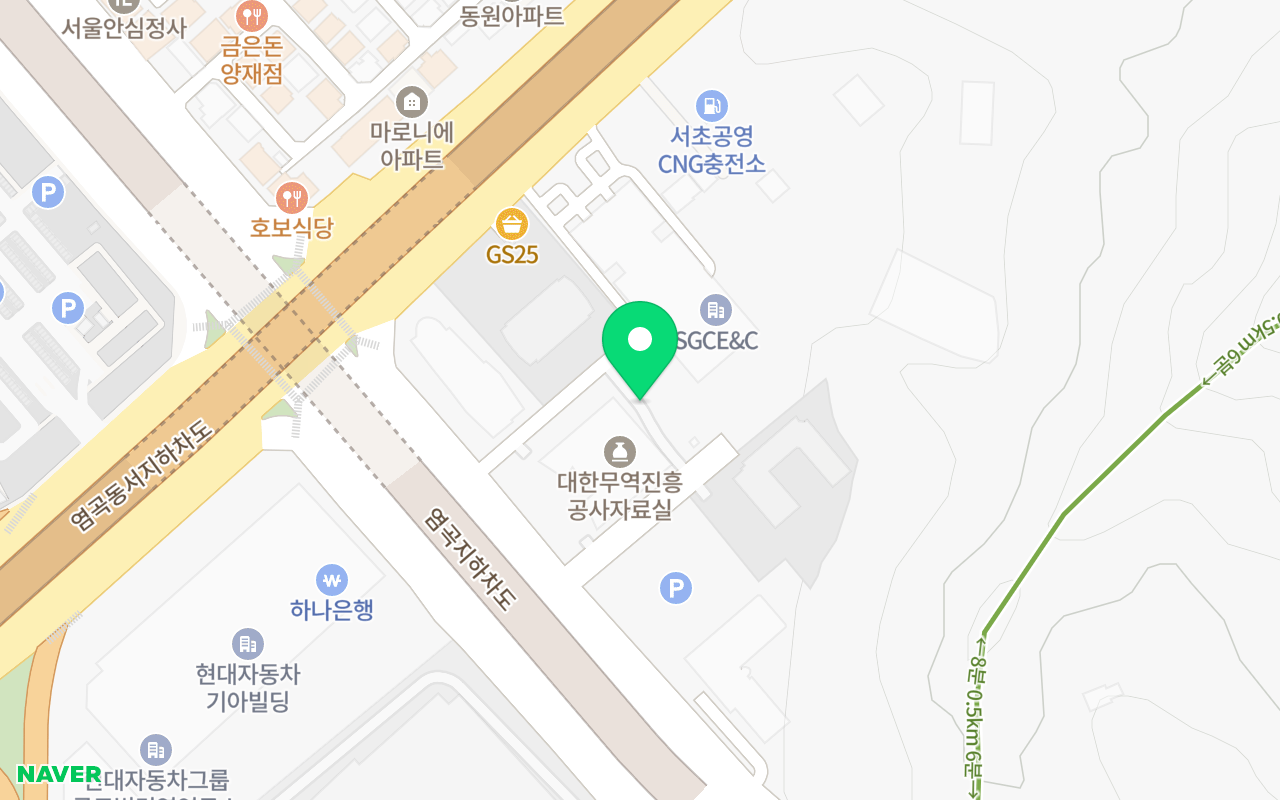 염곡 테니스장 코트 사진