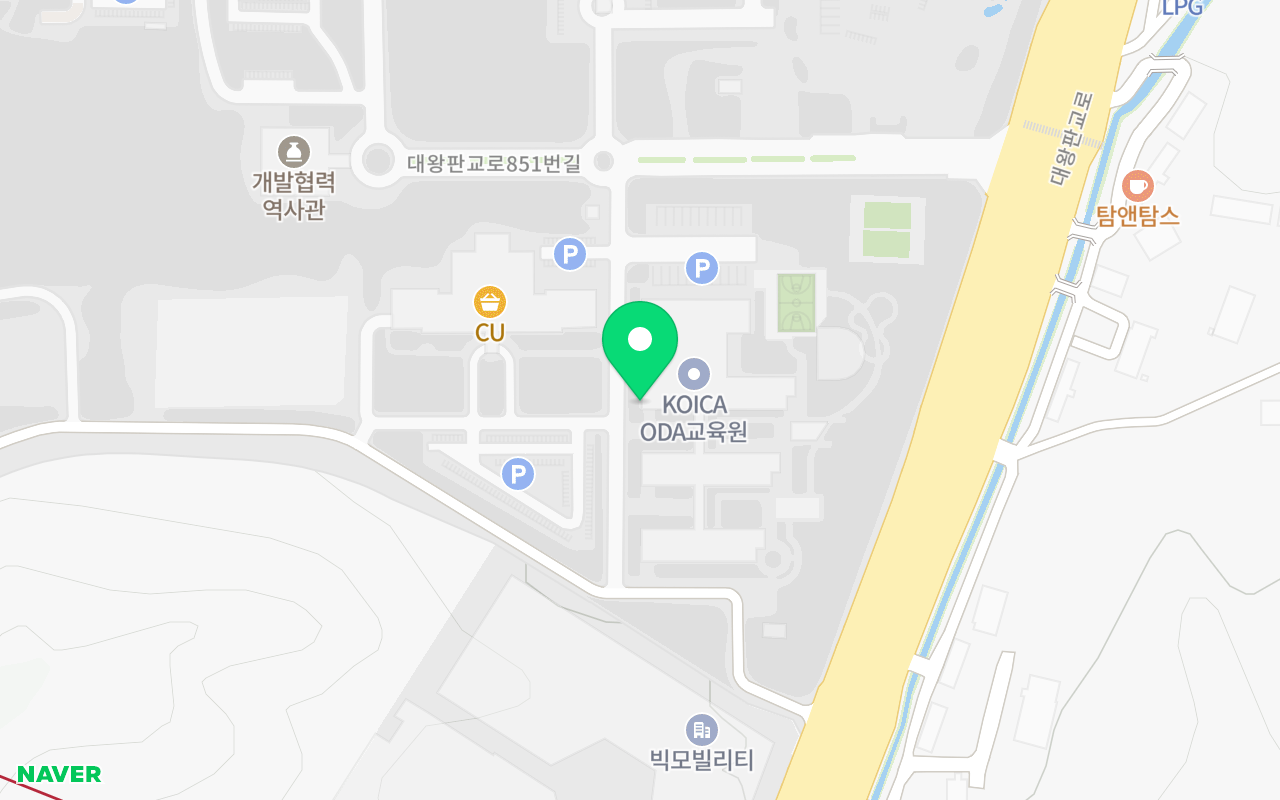 코이(KOICA) 테니스장 코트 사진