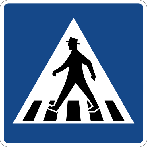 Zeichen 350 Fußgängerüberweg