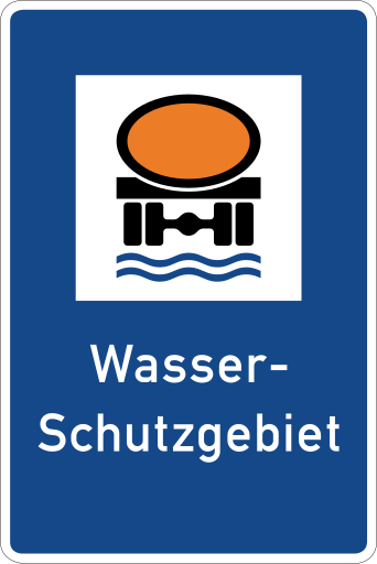 Zeichen 354 Wasserschutzgebiet