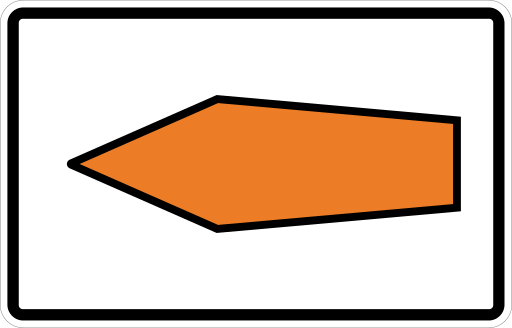 Zeichen 467.1 Umlenkungspfeil