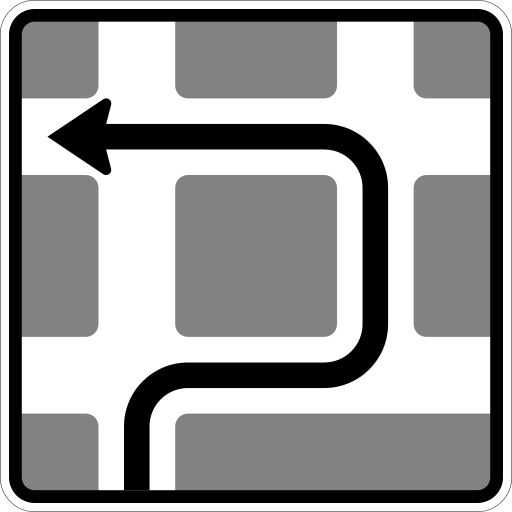 Zeichen 590 Blockumfahrung