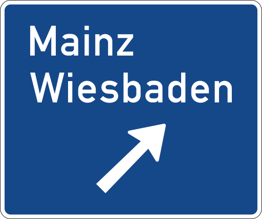 Zeichen 332 Ausfahrt von der Autobahn