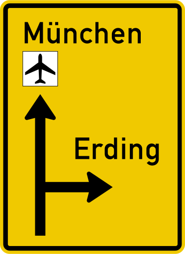 Zeichen 438 Vorwegweiser
