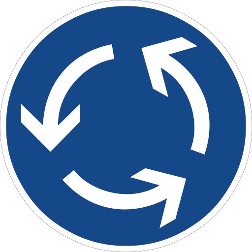Zeichen 215 Kreisverkehr