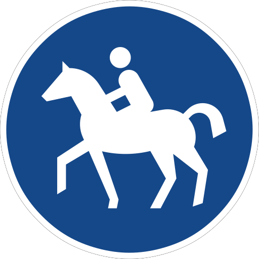 Zeichen 238 Reitweg