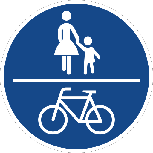 Zeichen 240 Gemeinsamer Geh- und Radweg