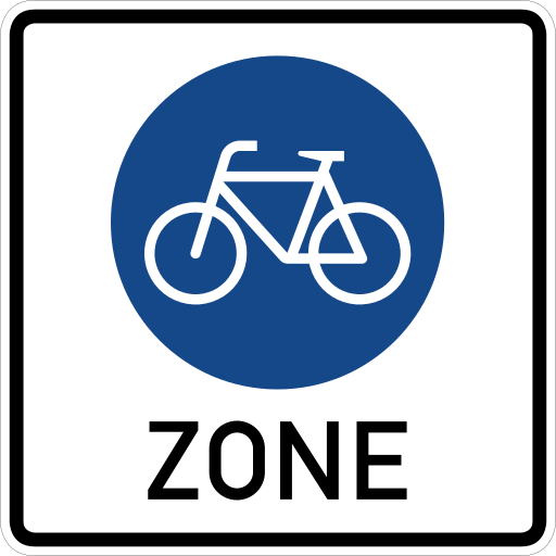 Zeichen 244.3 Beginn einer Fahrradzone
