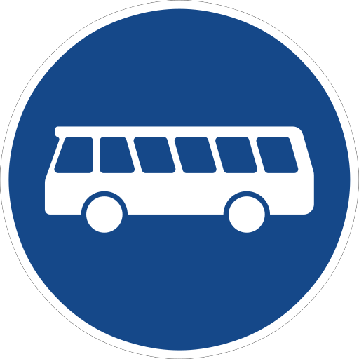 Zeichen 245 Bussonderfahrstreifen
