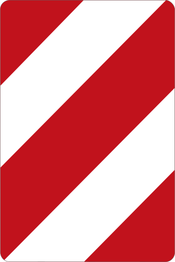 Zeichen 626 Leitplatte