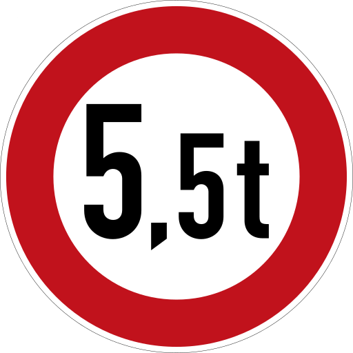 Zeichen 262 Tatsächliche Masse
