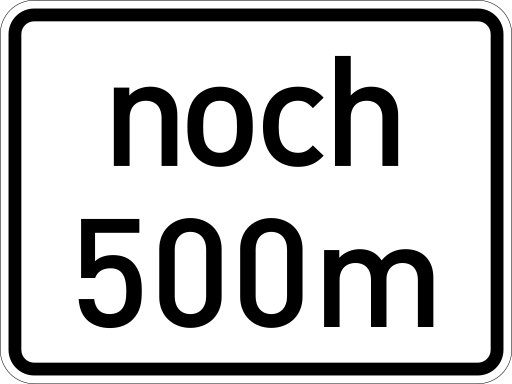 Zeichen 1001-32 Länge einer Strecke