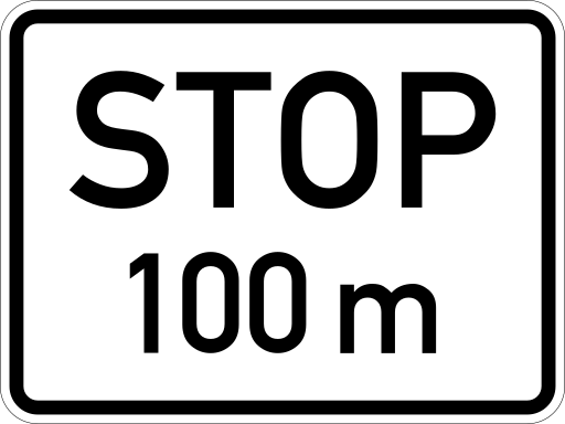 Zeichen 1004-32 Entfernungsangaben
