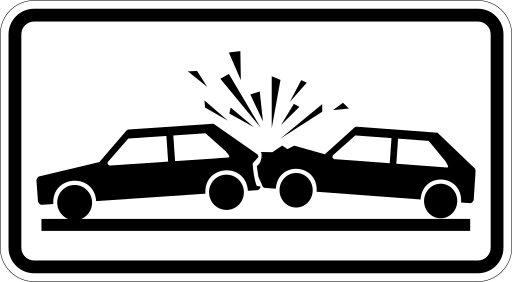 Zeichen 1006-31 Hinweise auf Gefahren durch Sinnbild