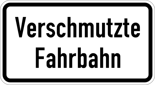 Zeichen 1007-35 Hinweise auf Gefahren durch verbale Angabe