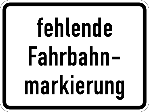 Zeichen 1007-39 Hinweise auf Gefahren durch verbale Angabe
