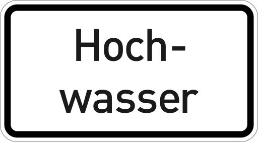 Zeichen 1007-51 Hinweise auf Gefahren durch verbale Angabe