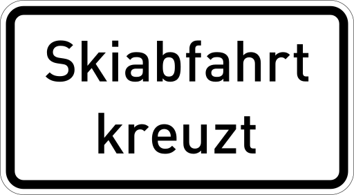 Zeichen 1007-55 Hinweise auf Gefahren durch verbale Angabe