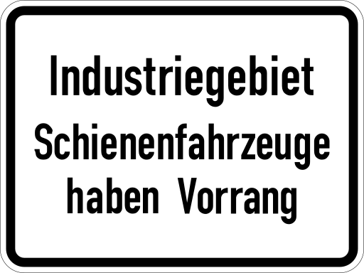 Zeichen 1008-32 Hinweis auf geänderte Vorfahrt, Verkehrsführung oder besondere Verkehrsregelung