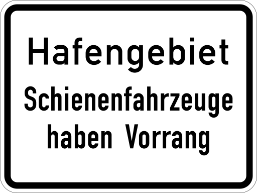 Zeichen 1008-33 Hinweis auf geänderte Vorfahrt, Verkehrsführung oder besondere Verkehrsregelung