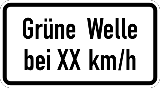 Zeichen 1012-34 Hinweis durch verbale Angabe