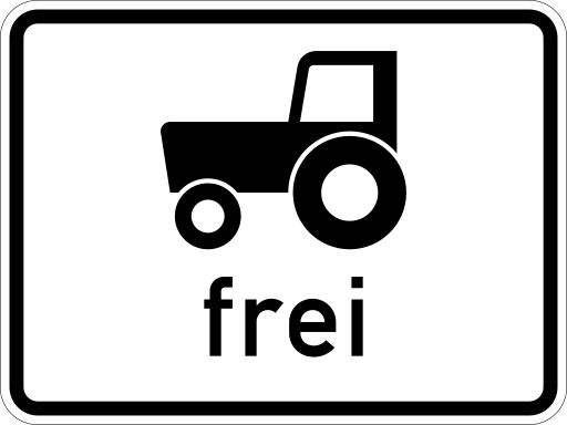 Zeichen 1024-17 mehrspurige Fahrzeuge frei neue Variante