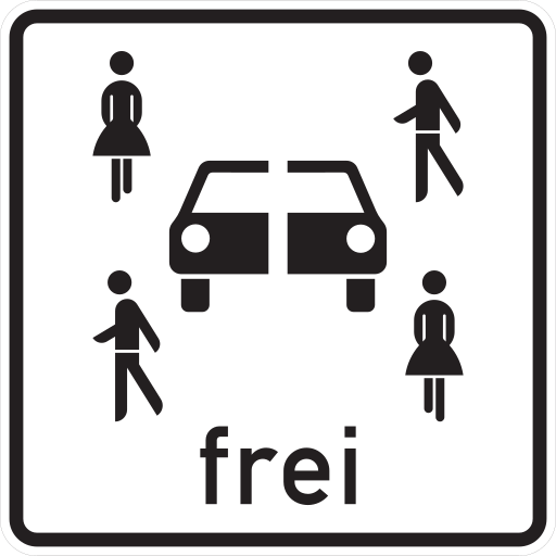 Zeichen 1024-21 mehrspurige Fahrzeuge frei neue Variante