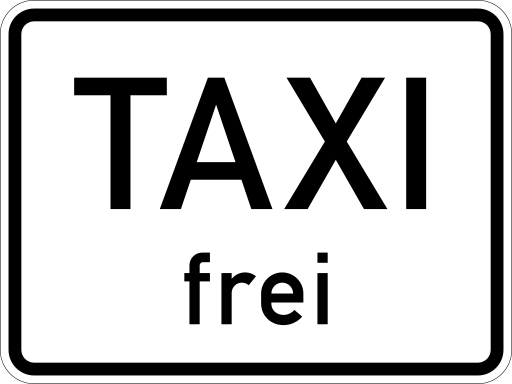 Zeichen 1026-30 besondere Fahrzeuge und Transportgüter frei (verbale Angabe)