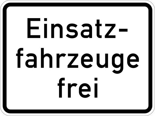 Zeichen 1026-33 besondere Fahrzeuge und Transportgüter frei (verbale Angabe)