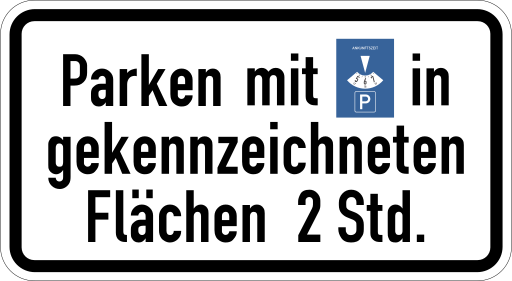 Zeichen 1040-33 Zeitangaben Stunden ohne Beschränkung auf Wochentage