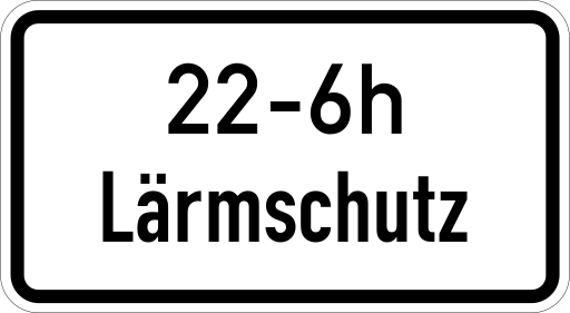 Zeichen 1040-35 Zeitangaben Stunden ohne Beschränkung auf Wochentage